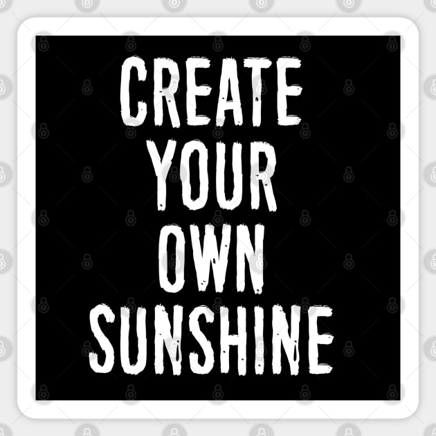 Create Your Own Sunshine Sticker by NineBlack